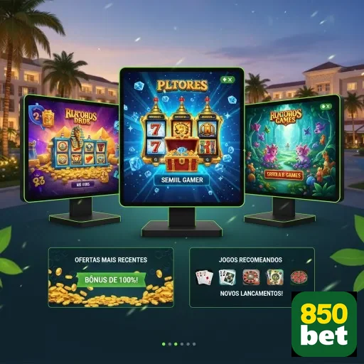 Acesse jogos de cassino no app da 850bet em dispositivos móveis.